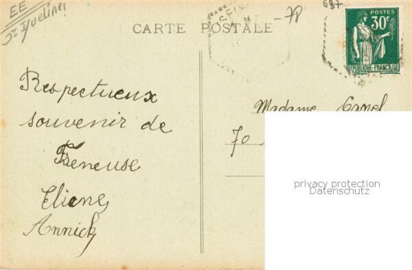 Freneuse 78 Yvelines Vue sur la place – Bild 2