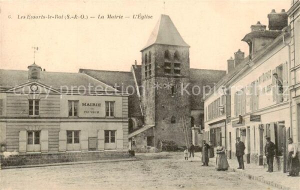 Les Essarts-le-Roi 78 Yvelines La Mairie et l Eglise