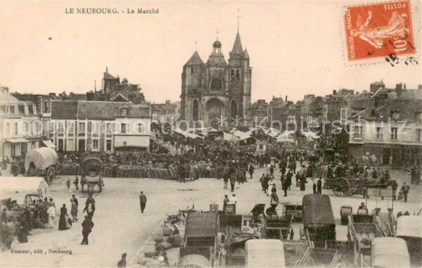 Le Neubourg 27 Eure Le Marché Eglise