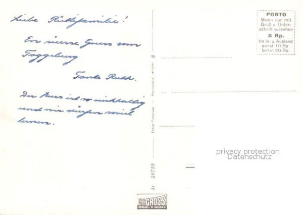 Ebnat-Kappel SG Frauenschule und Kinderheim – Bild 2