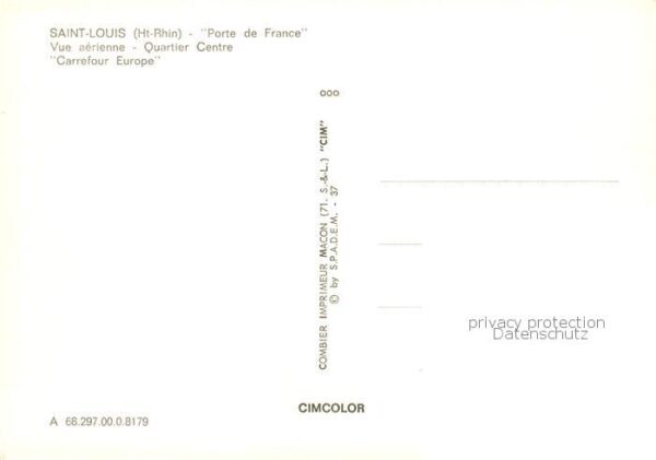 Saint-Louis Alsace 68 St Ludwig Elsass Porte de France Quartier Centre Carrefo – Bild 2