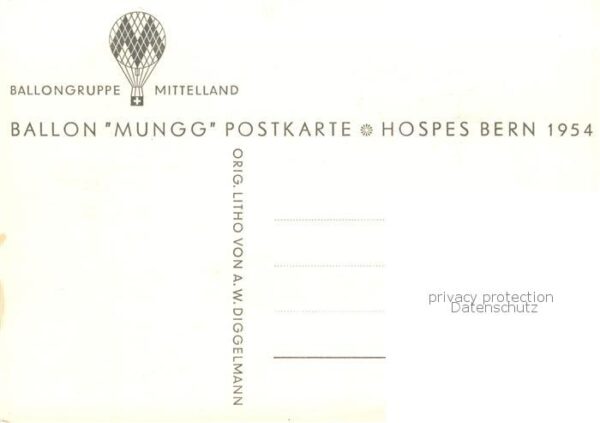 Bern BE Ballongruppe Mittelland Ballon Mungg Po – Bild 2