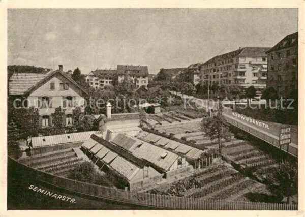Zuerich ZH Seminarstrasse Hofwiesenstrasse Nota W.