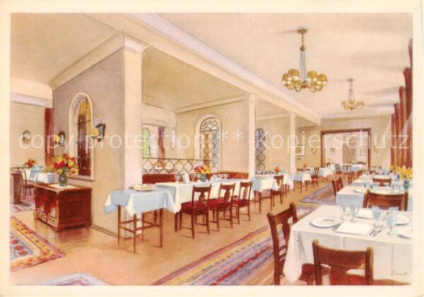 Bad Schinznach Restaurant Künstlerkarte
