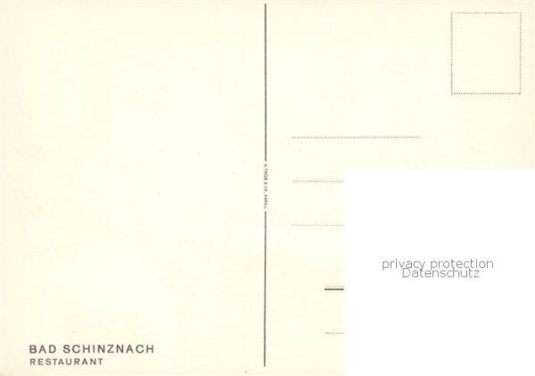 Bad Schinznach Restaurant Künstlerkarte – Bild 2