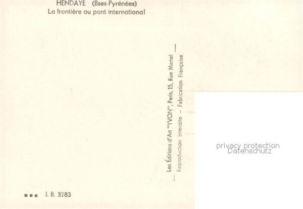 Hendaye 64 La frontiere au pont international – Bild 2