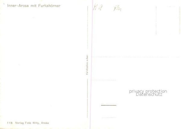 Inner-Arosa GR mit Furkahörner – Bild 2