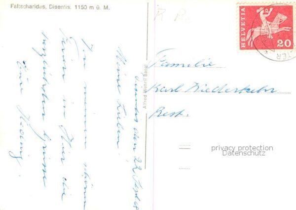 Faltscharidas Disentis GR Teilansicht – Bild 2