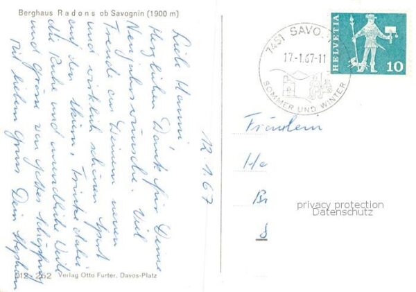 Savognin Savognino GR Berghaus Radons – Bild 2