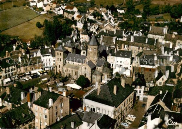 Mauriac Cantal Vue Generale aérienne