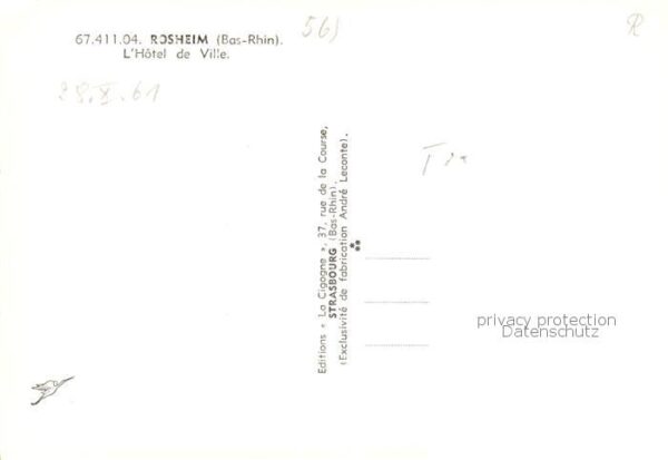 Rosheim 67 Alsace Hotel de Ville – Bild 2
