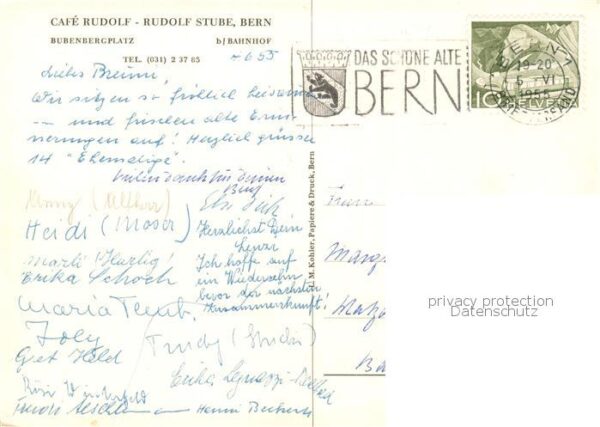 Bern BE Cafe Rudolf Stube – Bild 2