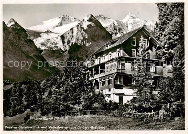Goldern-Hasliberg Pension Gletscherblick und Wetterhorngr