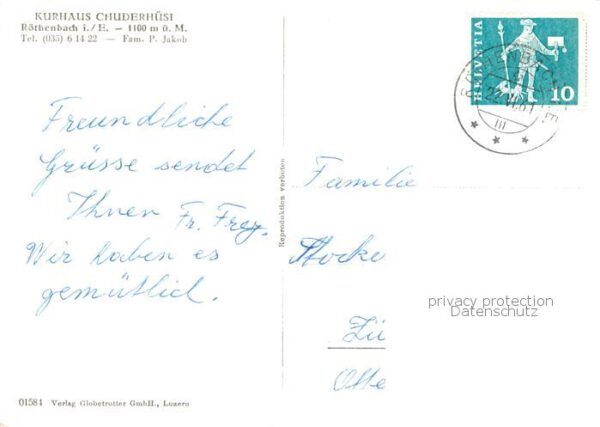 Roethenbach Emmental BE Kurhaus Chuderhüsl mit Stockhornkette – Bild 2