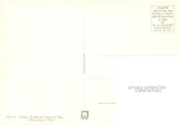 Dussnang TG Kneipp-Kurort Ansicht mit Kirche – Bild 2