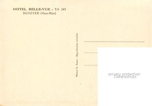 Munster  Muenster 68 Alsace Hotel Bellevue – Bild 2