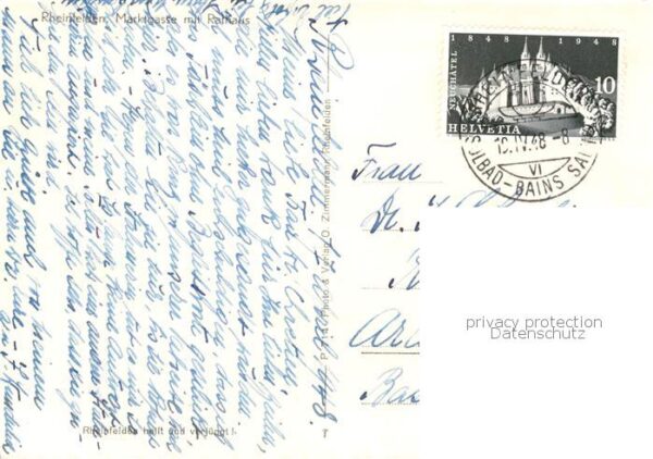 Rheinfelden AG Marktgasse mit Rathaus – Bild 2