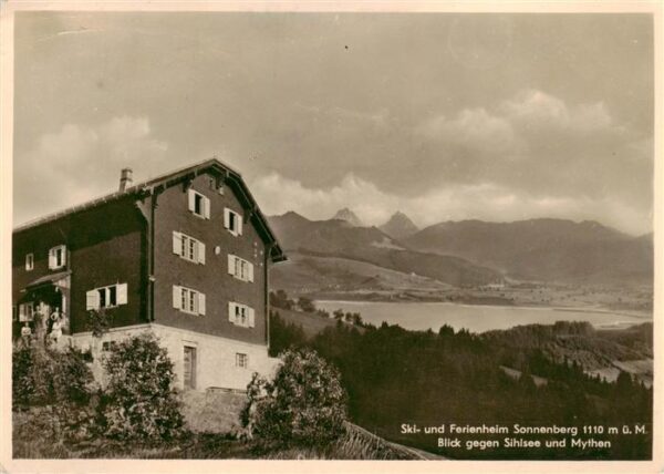 Sihlsee Einsiedeln SZ Ski- und Ferienheim Sonnenberg Blick ge