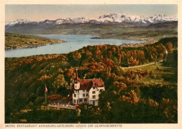 Uetliberg ZH Hotel Restaurant Annaburg Panorama Blic