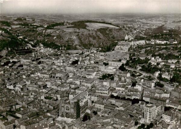 Vienne 38 Isere Vue panoramique aérienne Cathedrale Sai