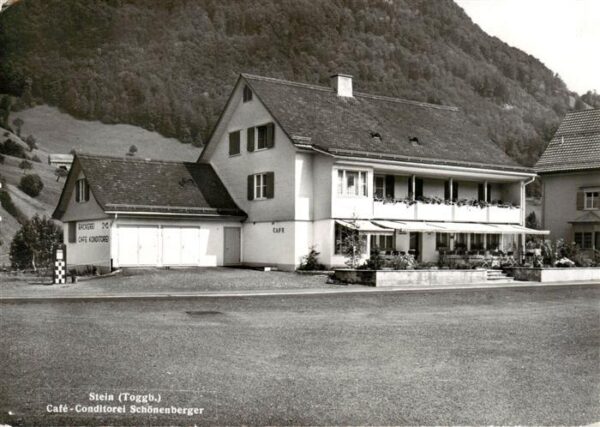 Stein Toggenburg SG Cafe Conditorei Schönenberger