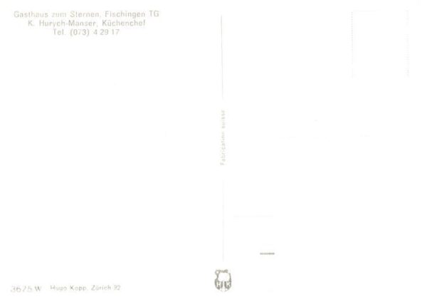 Fischingen TG Gasthaus zum Sternen – Bild 2