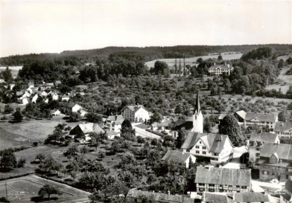Erlen TG Ortsansicht mit Kirche
