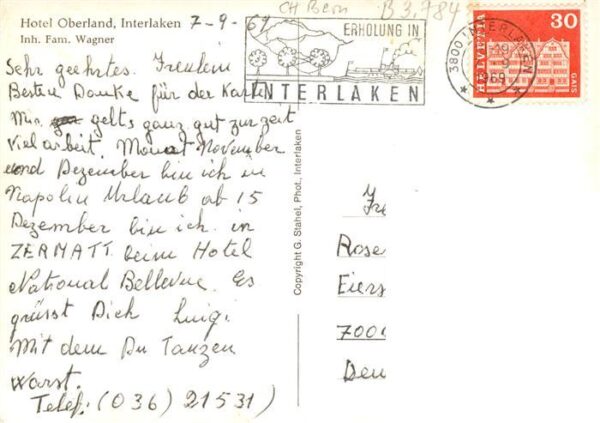 Interlaken BE Hotel Oberland – Bild 2