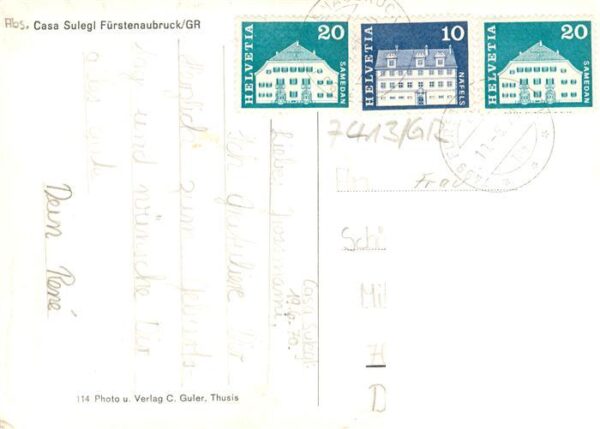 Fuerstenaubruck GR Casa Sulegl – Bild 2