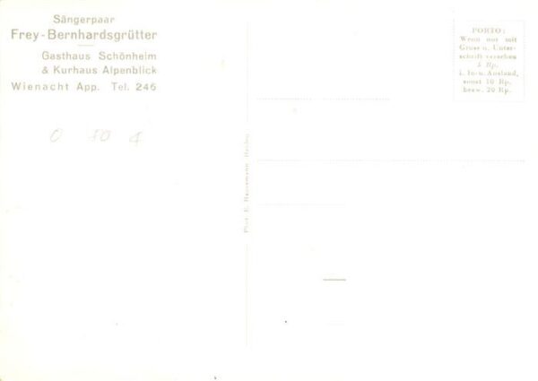 Wienacht-Tobel Sängerpaar Frey Bernhardsgrütter – Bild 2