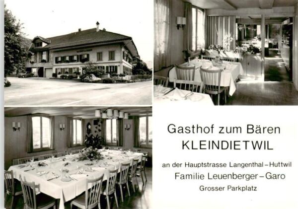Kleindietwil Gasthof zum Bären Restaurant