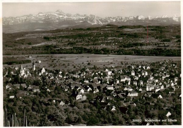 Weinfelden TG Panorama mit Säntis