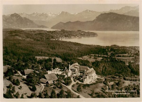 Luzern  LU Kurhaus Sonn Matt Fliegeraufnahme