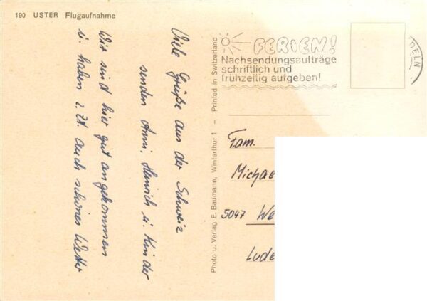 Uster ZH Fliegeraufnahme – Bild 2