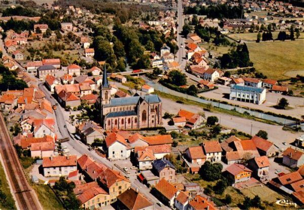 Ronchamp 70 Haute Saone Vue generale aerienne