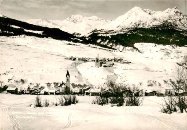 Conters Praettigau GR Winterpanorama Reams und Präsanz Oberha