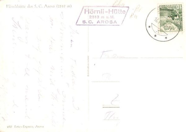 Arosa GR Hörnli Hütte – Bild 2