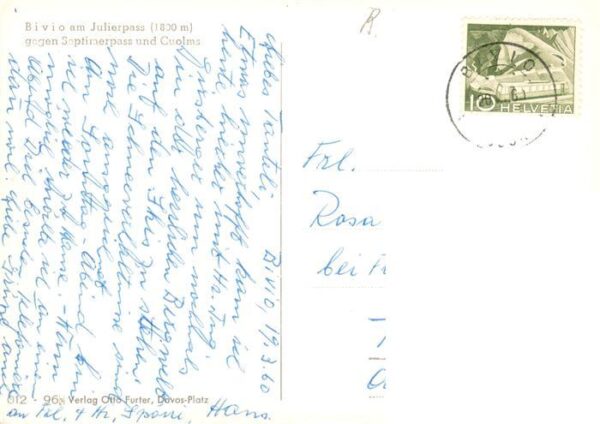 Bivio mit Julierpass Septimerpass und Cuolms – Bild 2