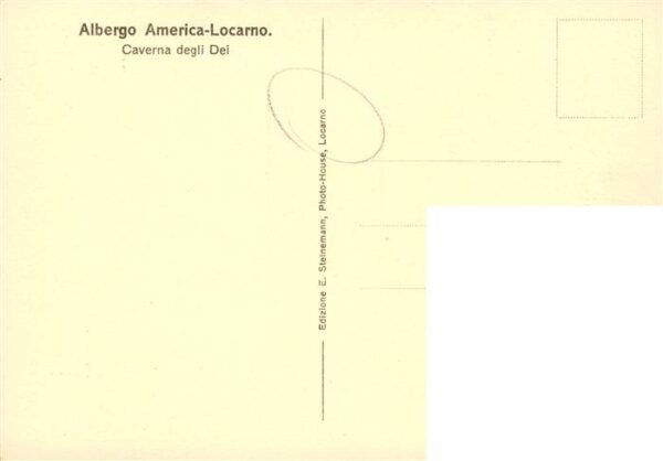 Locarno Lago Maggiore TI Albergo Americana Caverna degli Dei – Bild 2