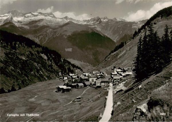 Curaglia GR Fliegeraufnahme mit Tödikette