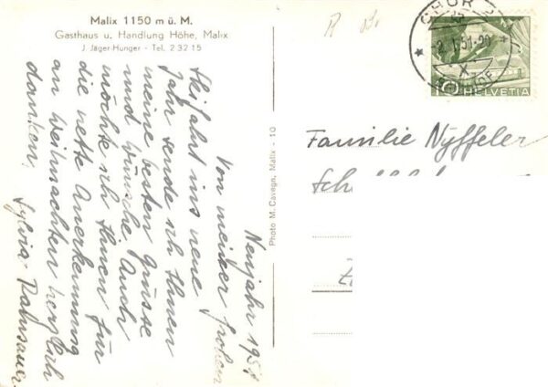 Malix GR Panorama Gasthaus und Handlung Höhe – Bild 2