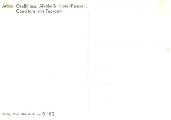 Arosa GR Orellihaus Alkoholfreie Hotel Pension – Bild 2