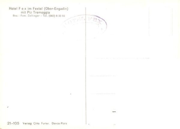 Fex GR im Fextal mit Piz Tremoggia – Bild 2