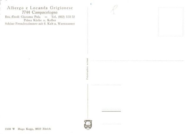 Campocologno GR Albergo Locanda Grigionese – Bild 2