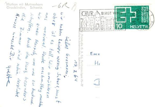 Mathon GR mit Muttnerhorn – Bild 2