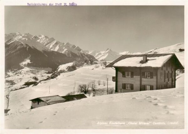 Cumbels Ilanz GR Alpines Kinderheim Chalet Miraval