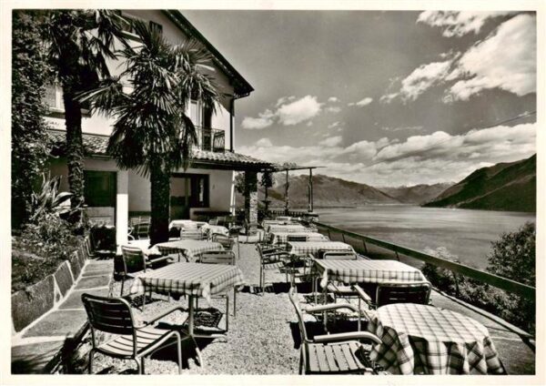 Brissago Lago Maggiore TI Hotel Bella Vista Terrassen Restaurant