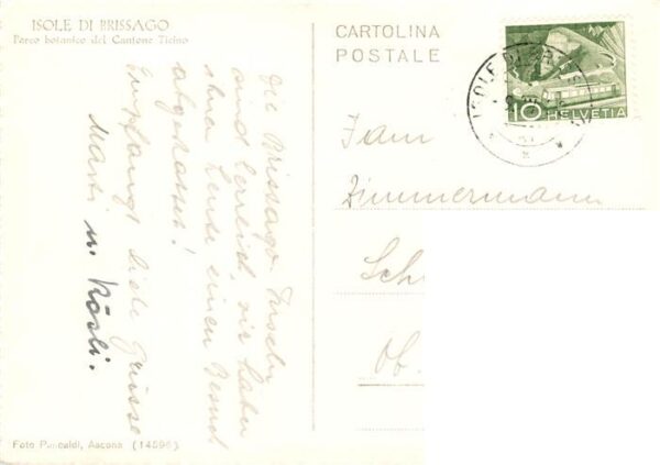 Isole di Brissago Parco botanico Fliegeraufnahme – Bild 2