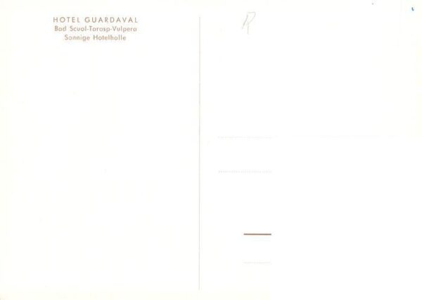 Bad Scuol Hotel Guardaval Sonnige Hotelhalle – Bild 2