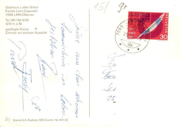 Obervaz Vaz GR Gasthaus zur alten Schyn – Bild 2